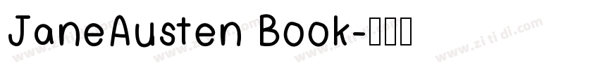 JaneAusten Book字体转换